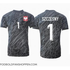 Polen Wojciech Szczesny #1 Målmand Udebanetrøje EM 2024 Kortærmet